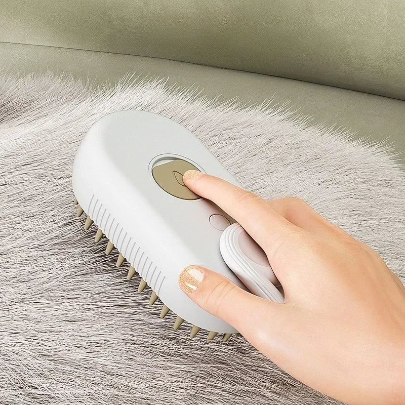 Noble Steam Brush.
Escova inteligente com vapor para remover pelos e proporcionar uma experiência relaxante ao seu pet.