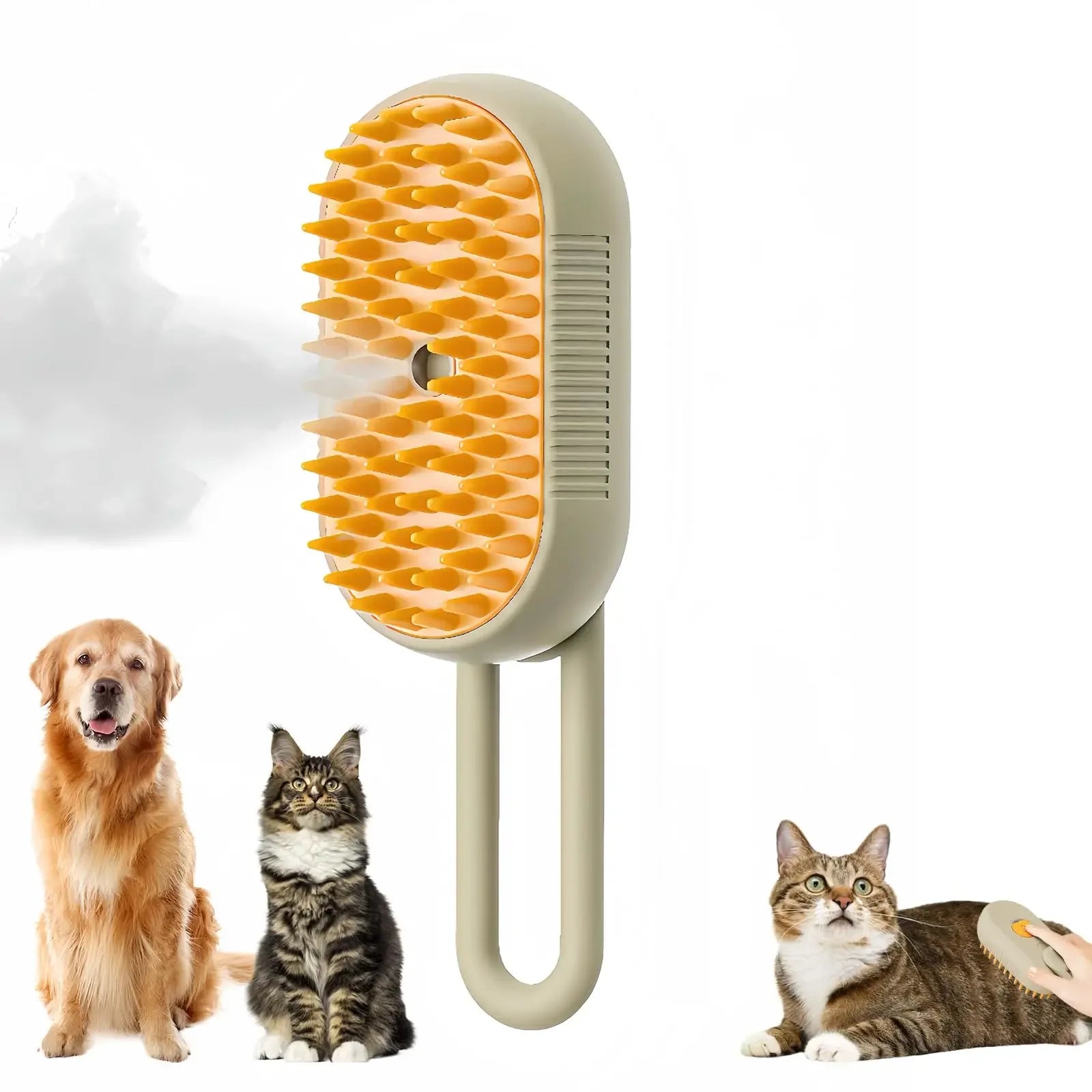 Noble Steam Brush.
Escova inteligente com vapor para remover pelos e proporcionar uma experiência relaxante ao seu pet.